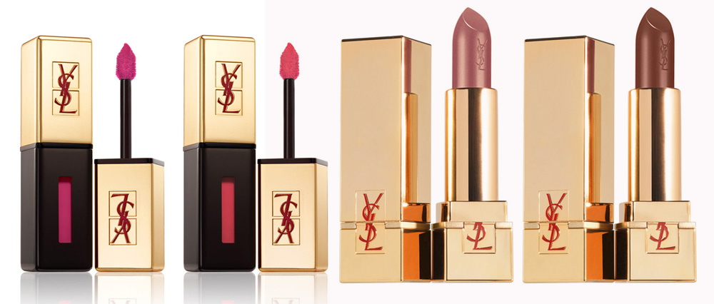 Yves-Saint-Laurent-Summer-2013-makeup-collection-glossy-stain-and-Rouge-Pur-Couture-Golden-Lustre